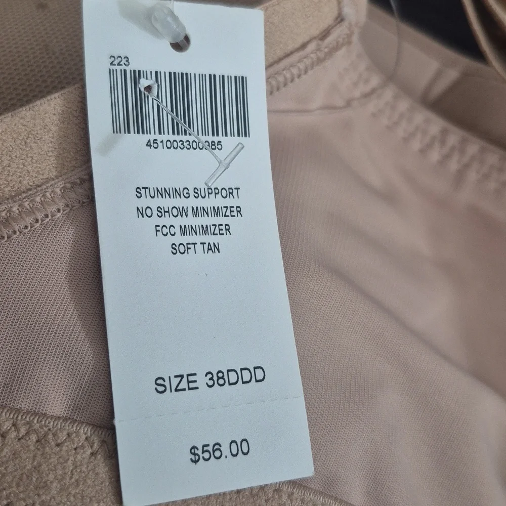 38DDD Soma Stunning Support No Show Minimizer UW Bra Nude - Picture 6 of 8